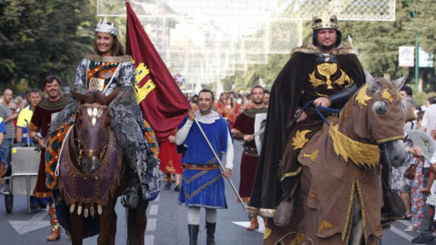 Cabalgata histórica en Málaga