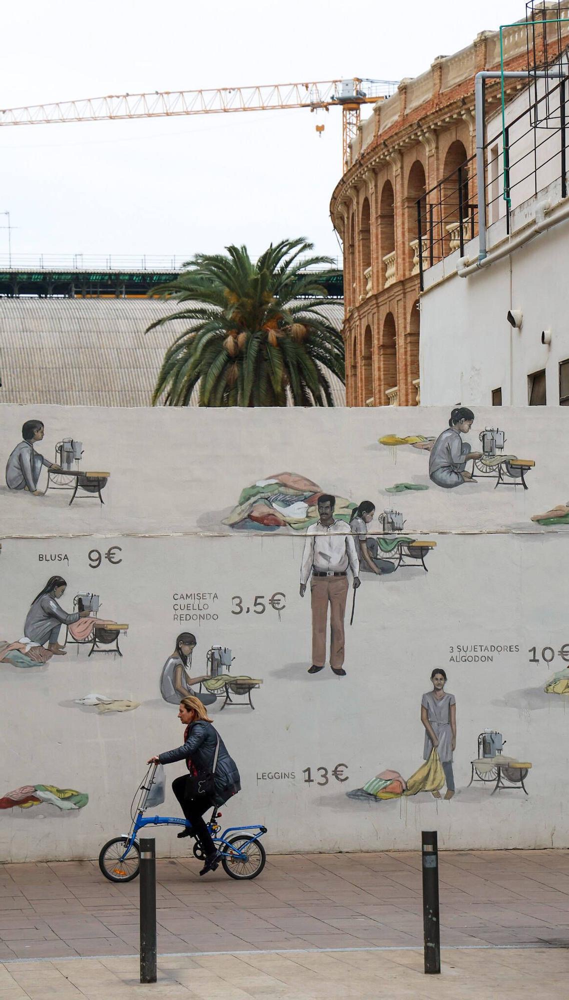 El mural de Escif sigue a la espera del indulto