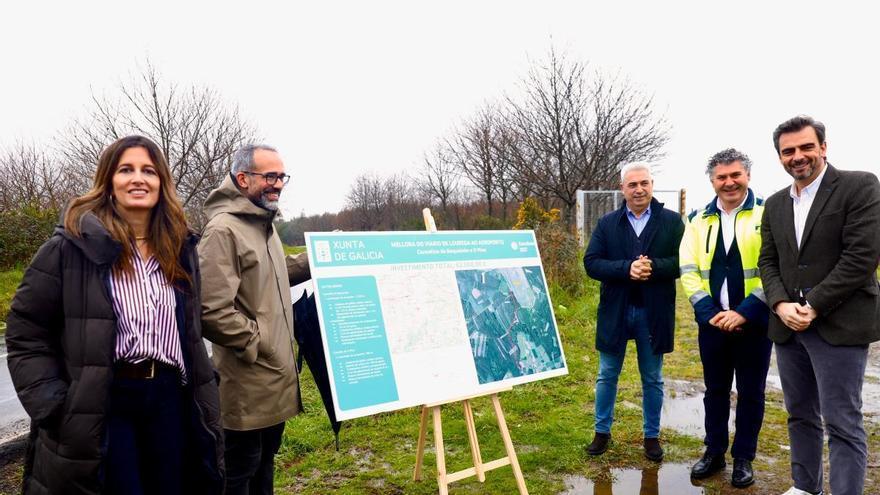 Boqueixón y O Pino mejoran su enlace viario al aeropuerto a través de Louredo con la Xunta