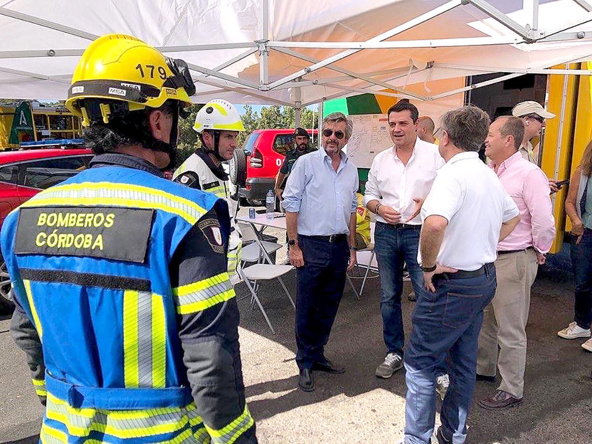 Incendio forestal en la sierra de Córdoba