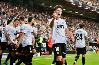 El Valencia CF - Villareal, en imágenes
