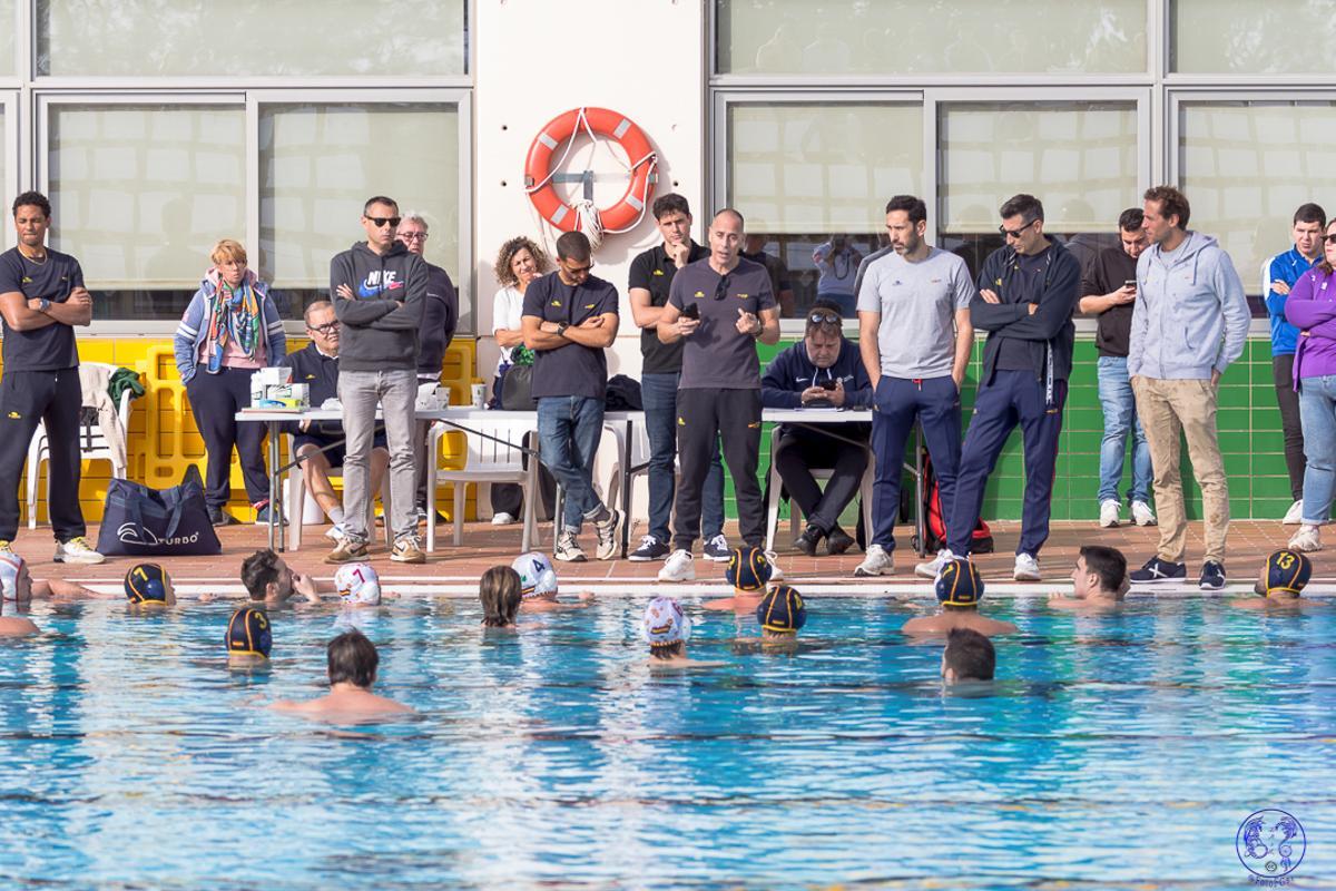 Entrenamiento de la selección española de waterpolo en Mallorca