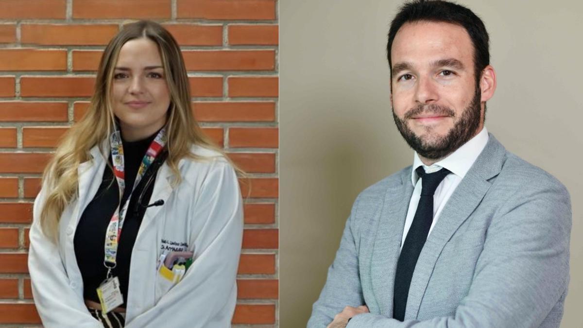 Los neurólogos murcianos Obdulia Lozano y David García.