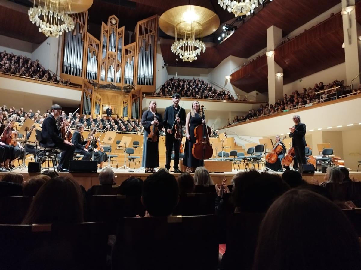 Actuación de alumnos del conservatorio de Catarroja en Madrid.