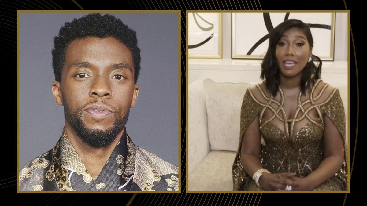 Taylor Simone Ledward agradece el Globo de Oro póstumo a Chadwick Boseman