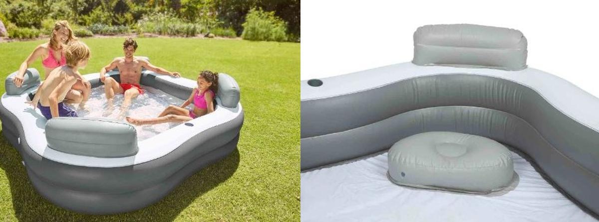 La piscina con asientos de Lidl