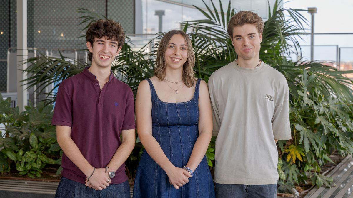 Els joves guardonats en la segona edició de les Beques "Joves Talents" 2025.