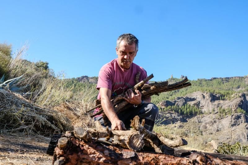 Tejeda. Carmelo Jiménez, Carbonero.  | 11/10/2019 | Fotógrafo: José Carlos Guerra