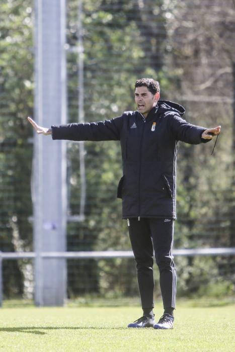 Entrenamiento del Real Oviedo en El Requexón