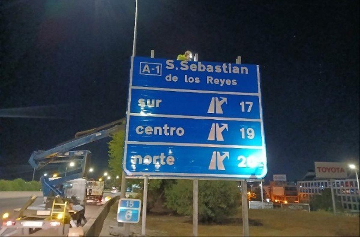 Archivo - A-1 en San Sebastián de los Reyes