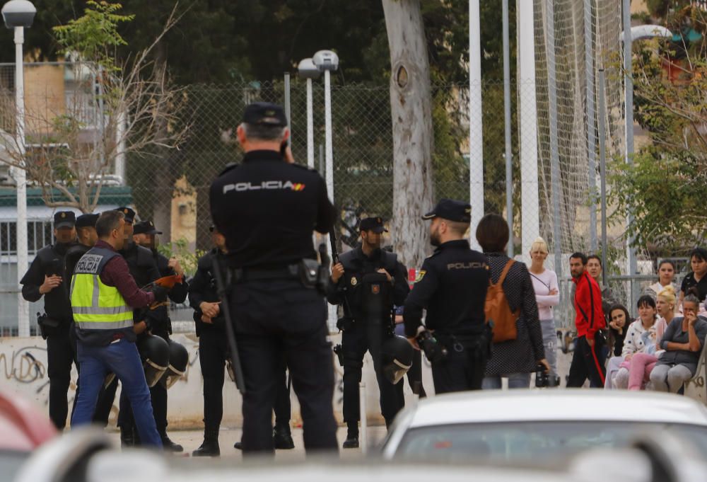 Operación policial en Burjassot