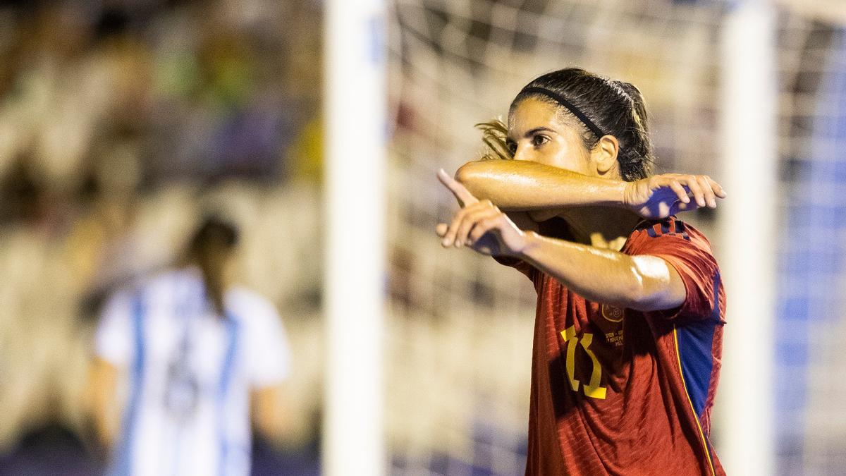 La levantinista Alba Redondo no faltó a su cita con el gol