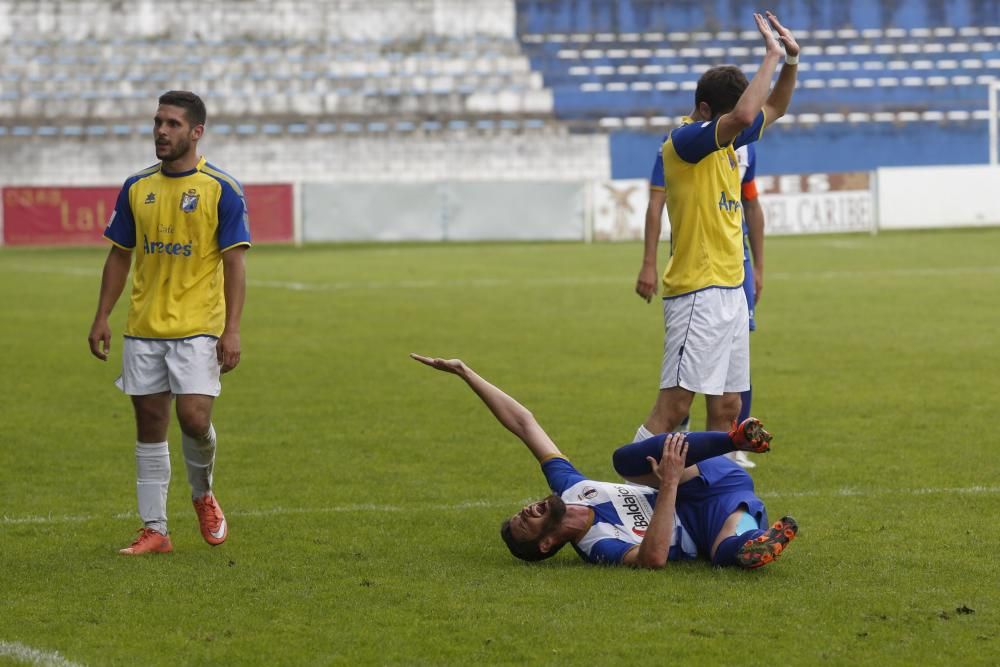 El partido entre el Real Avilés y Mosconia, en imágenes