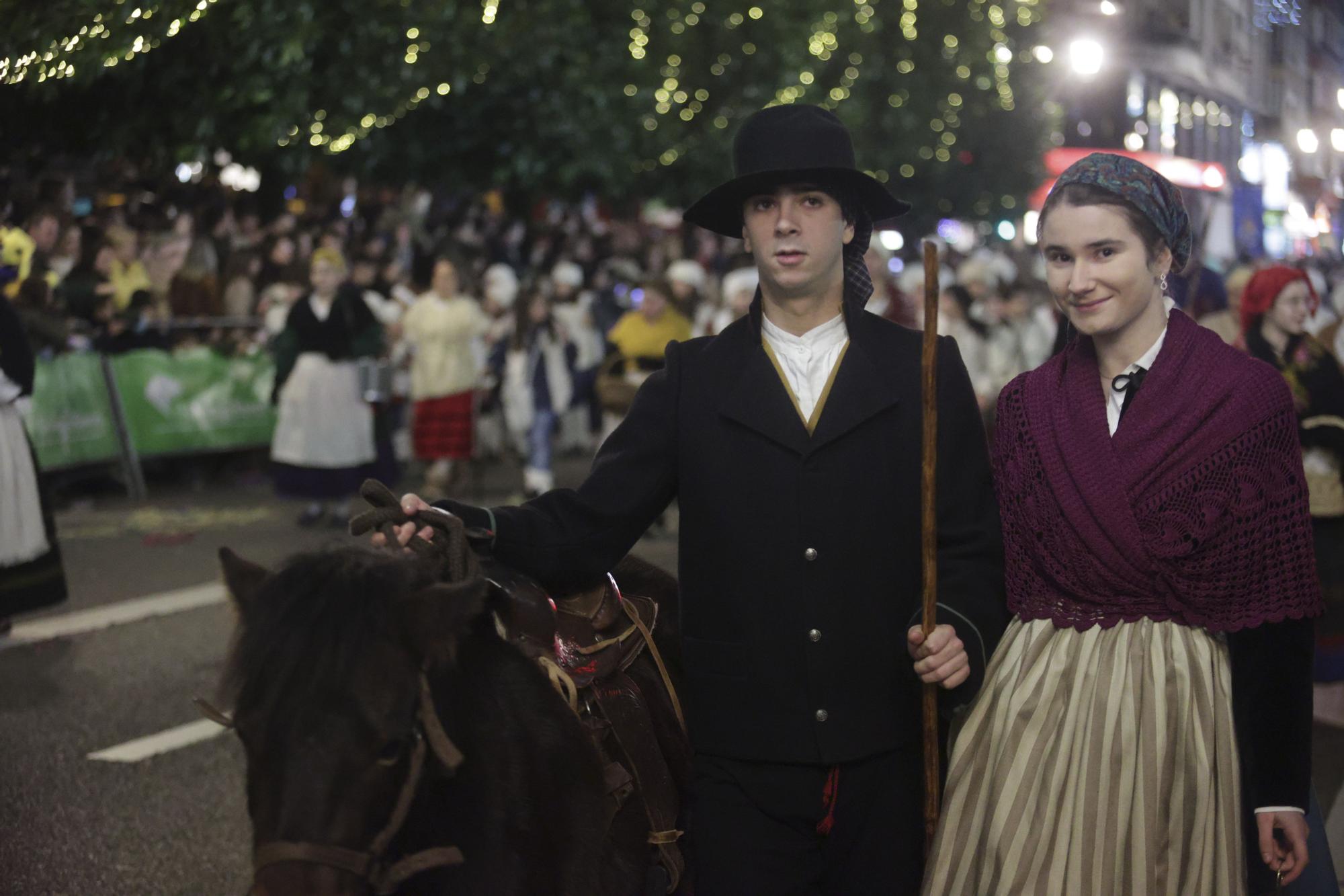 En imágenes: Así fue la multitudinaria cabalgata de Oviedo