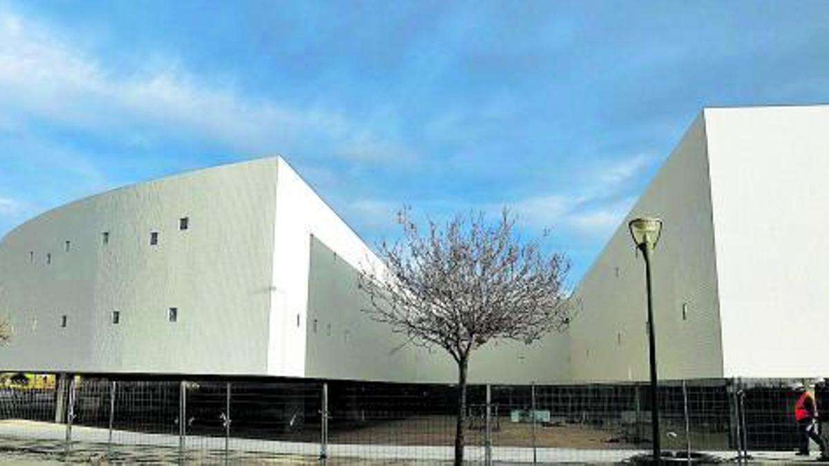 Nuevo edificio de la facultad de Psicología y Logopedia en la ampliación del Campus de la Universidad, cuya obra está prácticamente terminada.