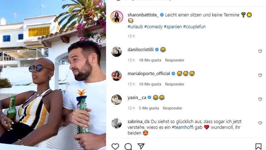 &quot;Bachelorette&quot; Sharon Battiste und Sieger Jan Hoffmann turteln im Liebesurlaub auf Mallorca