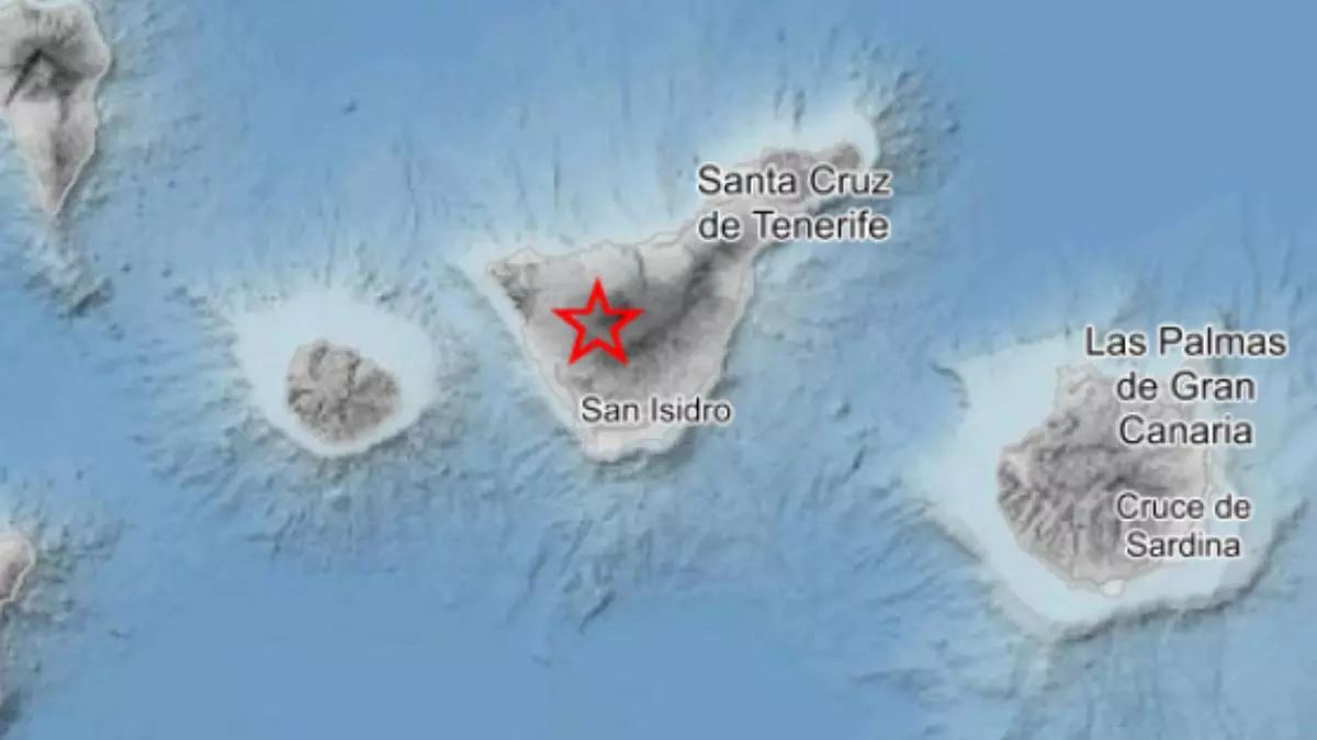 Terremotos en Tenerife: la isla registra un seísmo de 2,4 este viernes