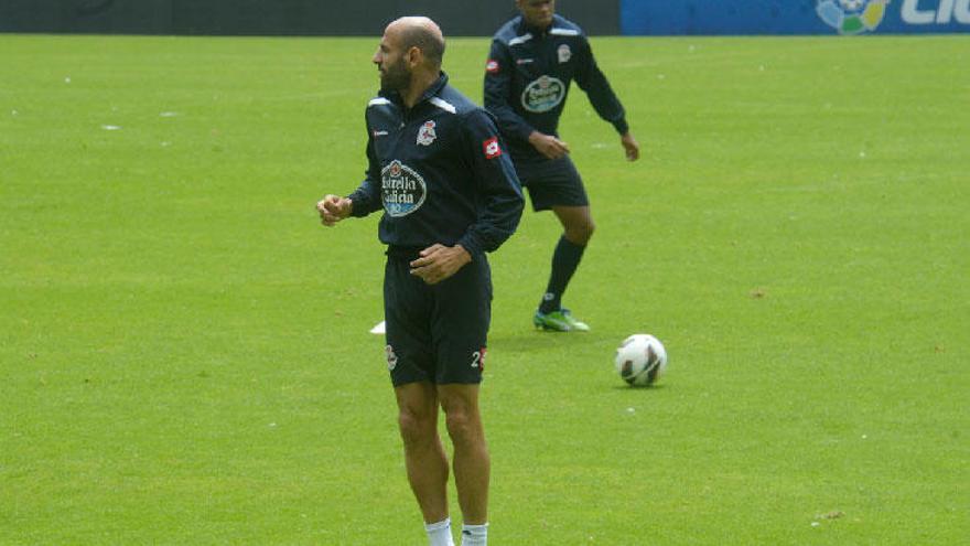 Entrenamiento del Deportivo.