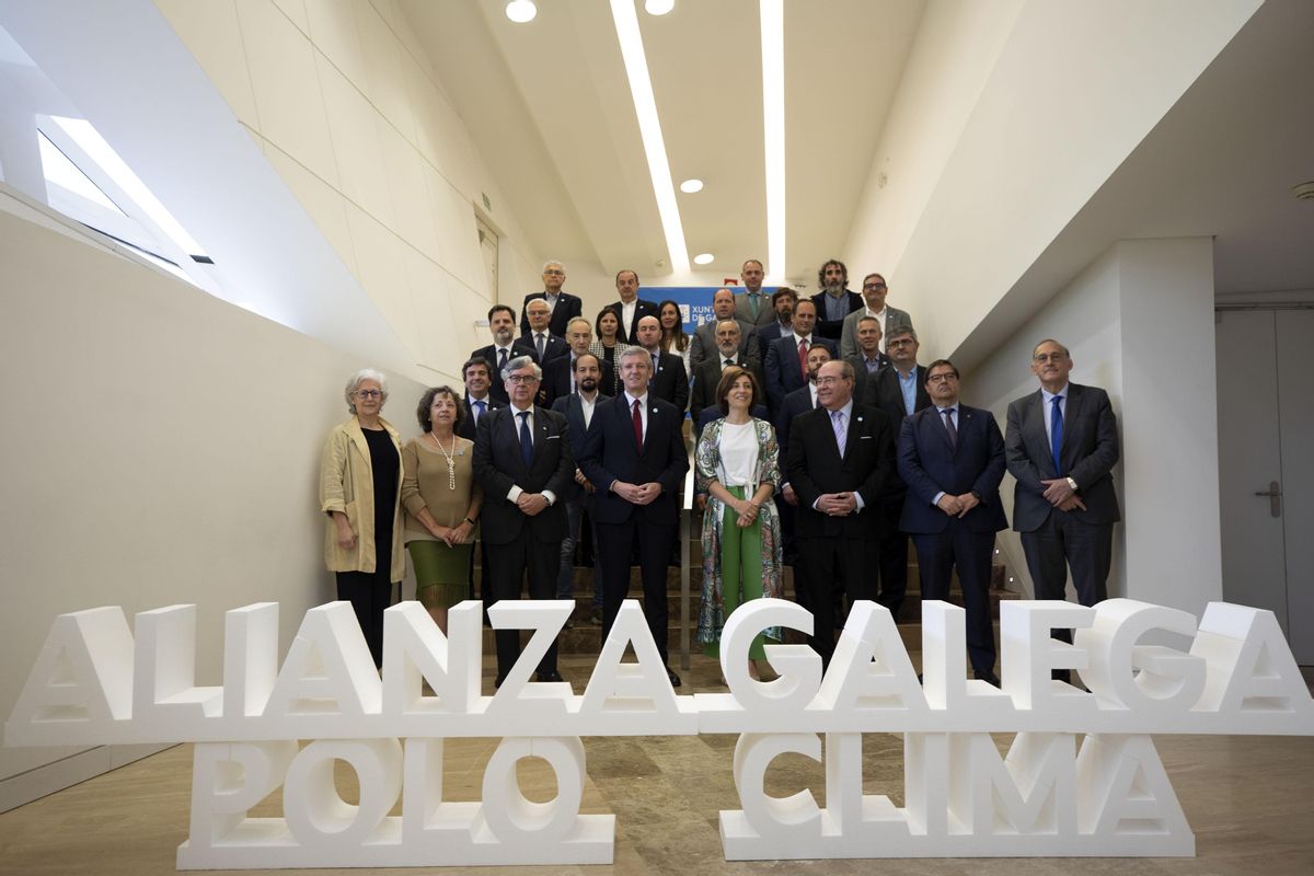 Firma de la Alianza Gallega por el Clima.