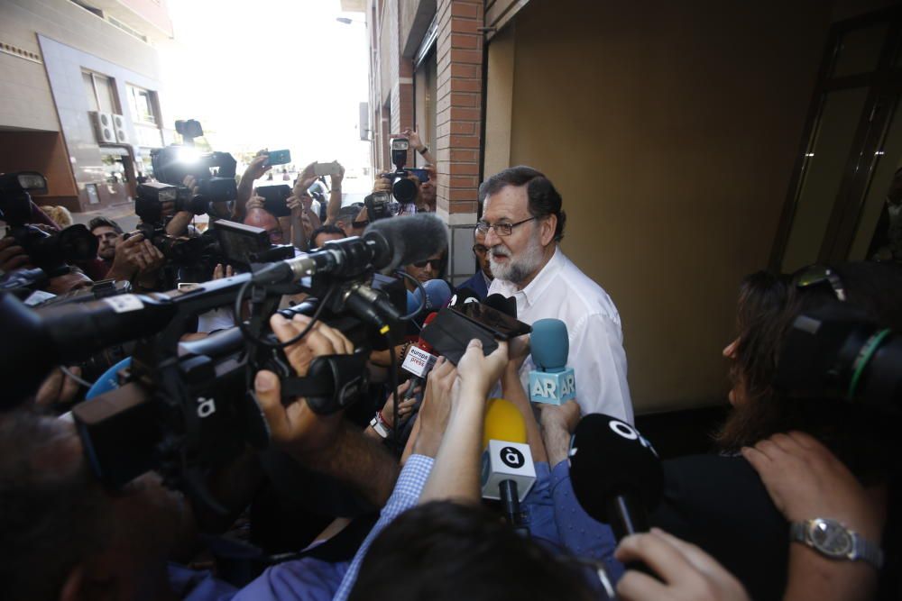 Mariano Rajoy empieza a trabajar en el Registro de la Propiedad de Santa Pola