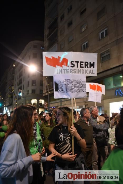 Manifestación contra la LOMCE y los recortes en la Educación en Murcia