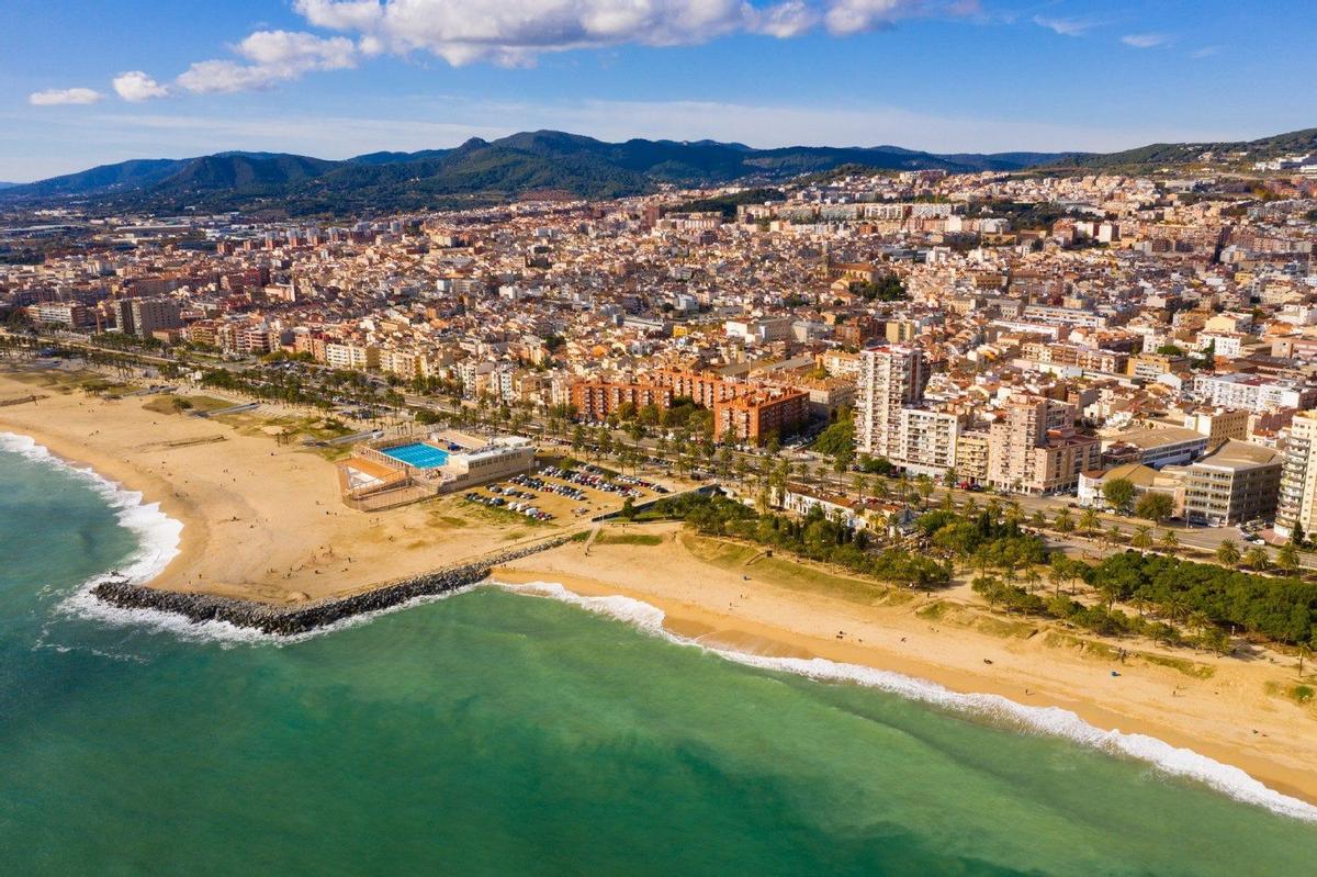 Mataró, playas con coche