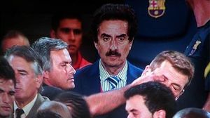 Agressió de Mourinho a Tito Vilanova, al final del partit.