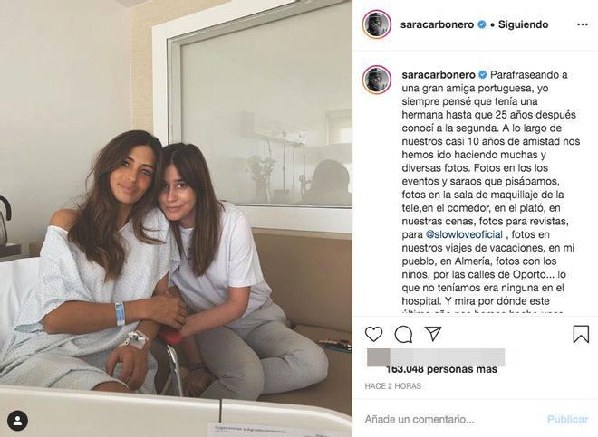 La felicitación de cumpleaños de Sara Carbonero a Isabel Jiménez