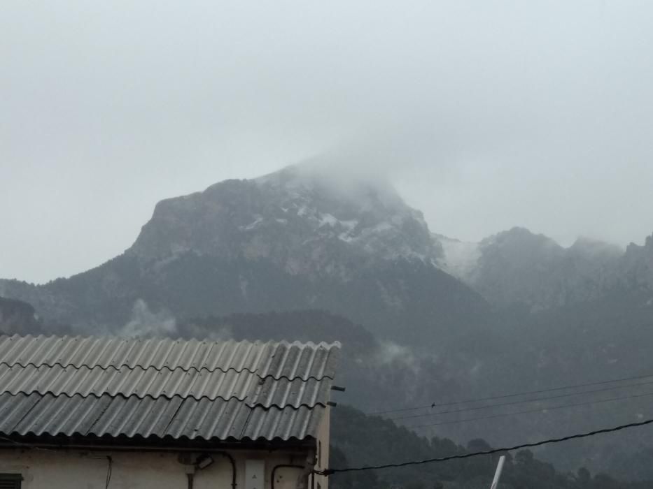 Nieve en la Serra de Tramuntana