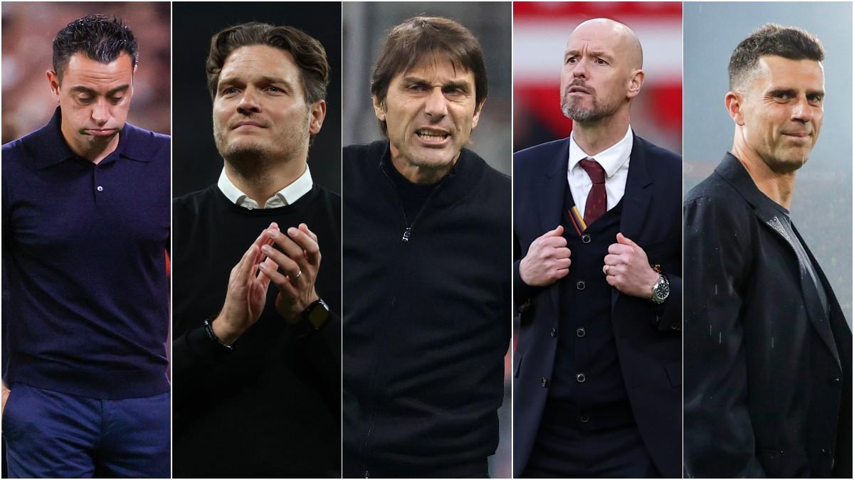 Xavi, Motta, Conte... son algunos de los entrenadores que se mueven en este mercado de fichajes