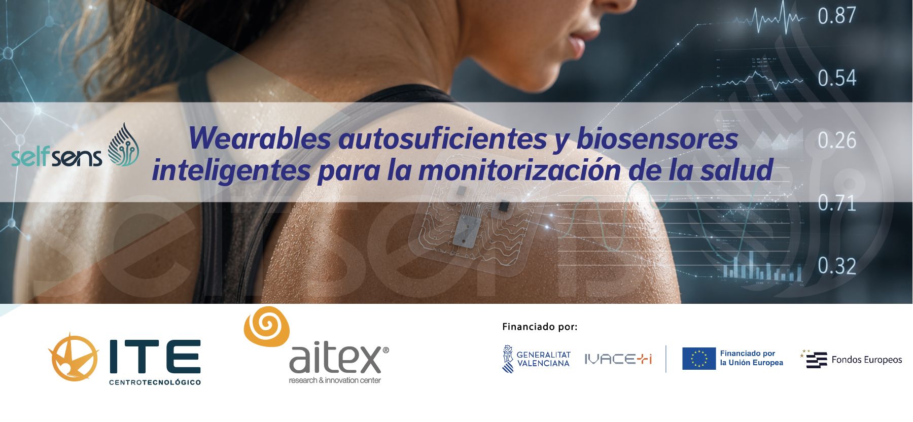 Wearables autosuficientes y biosensores inteligentes para la monitorización de la salud.