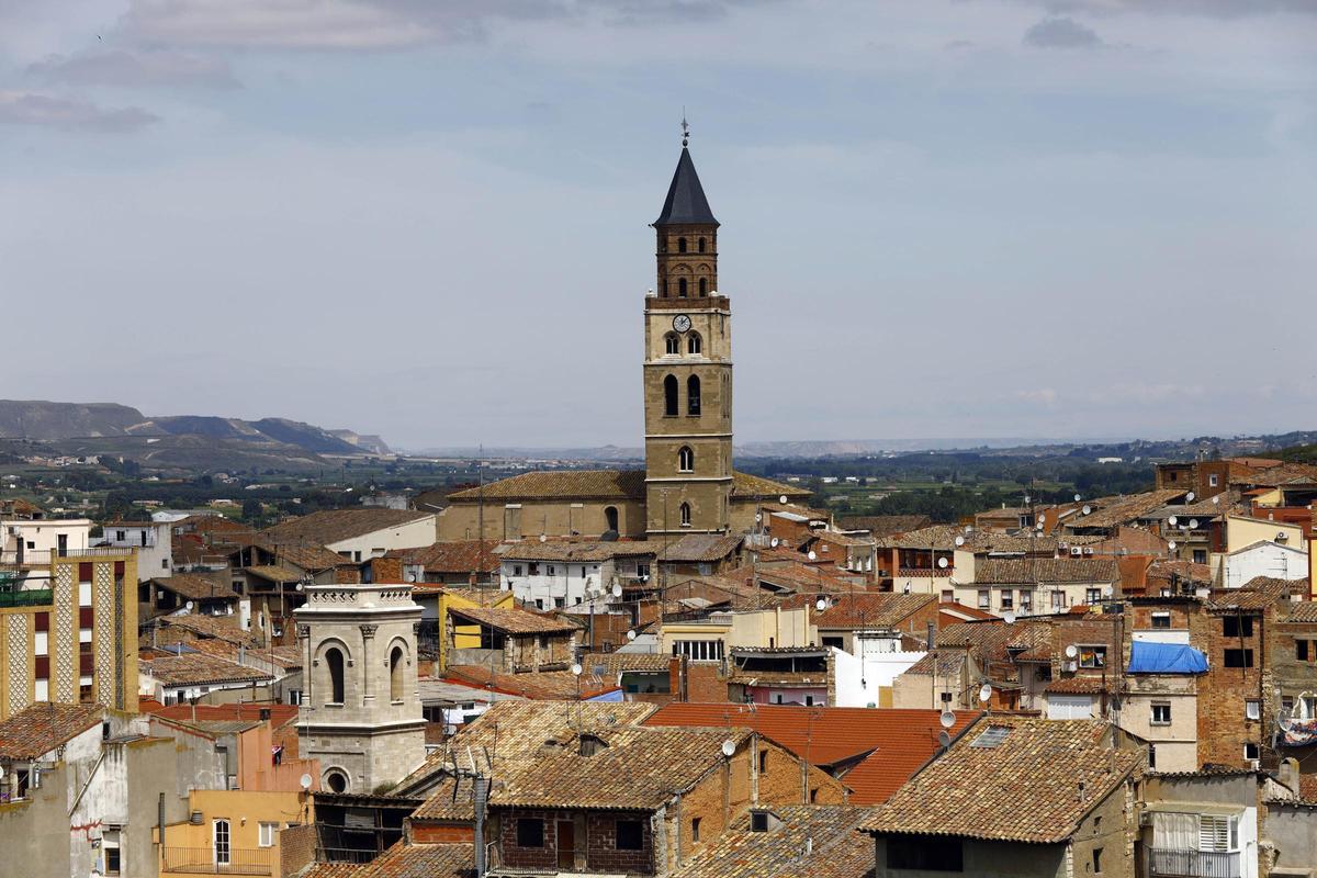 Vista de Fraga, Huesca.