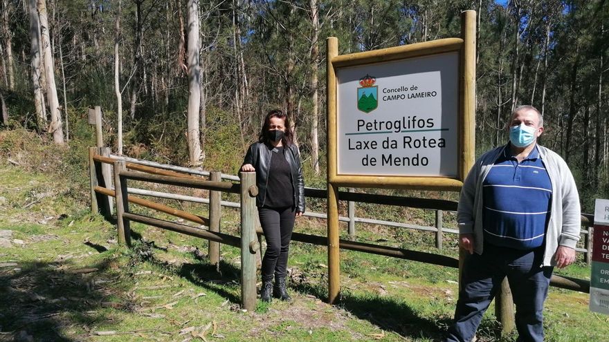 Campo Lameiro invierte 25.000 euros para poner en valor varios petroglifos