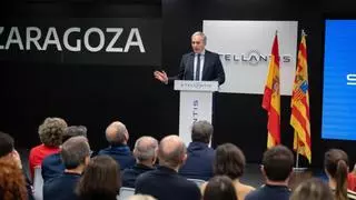 Azcón pide “justicia y rapidez” en las ayudas a Stellantis para la instalación de la gigafactoría