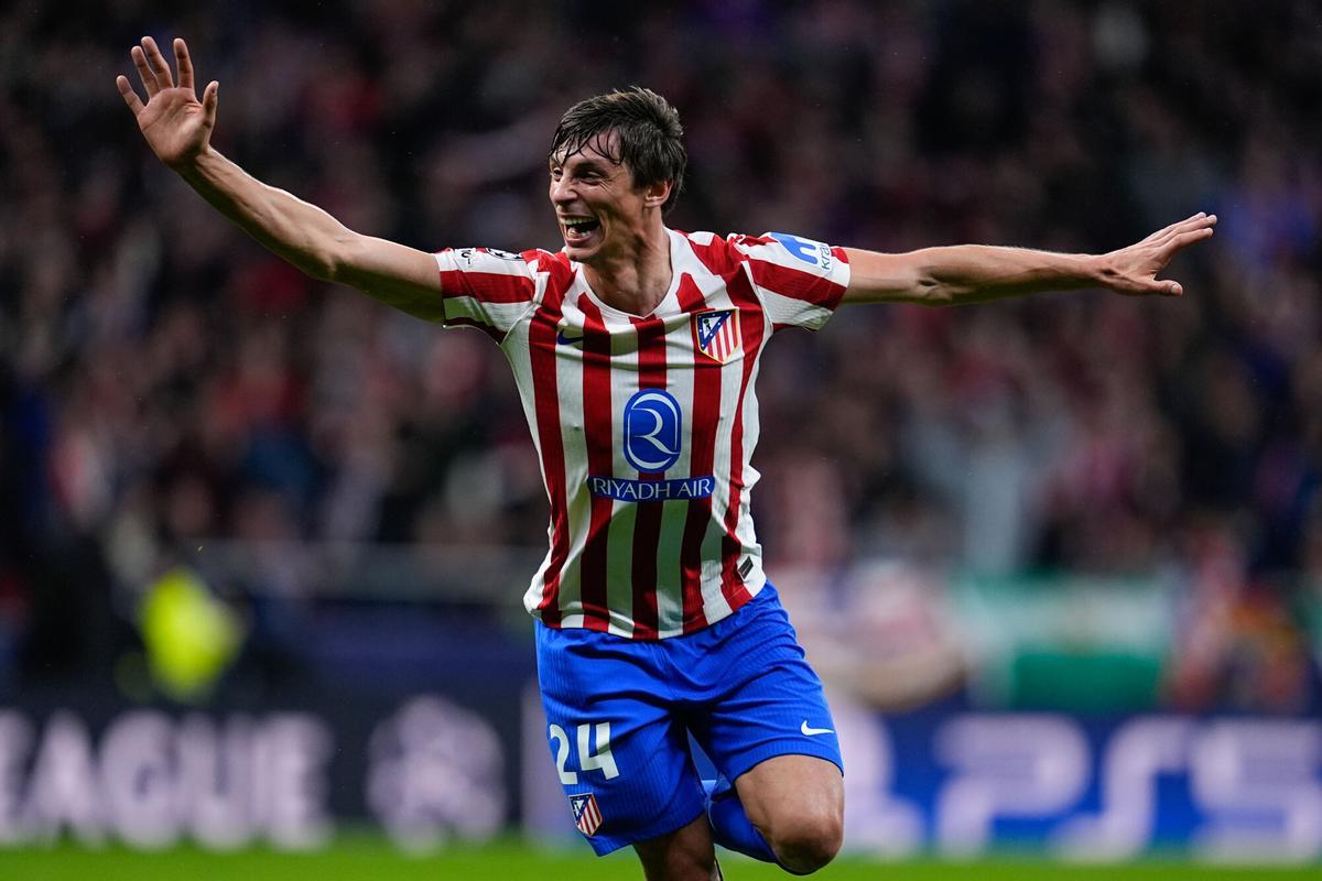 El Atlético de Madrid vence en la ida de los octavos de final de la Champions.