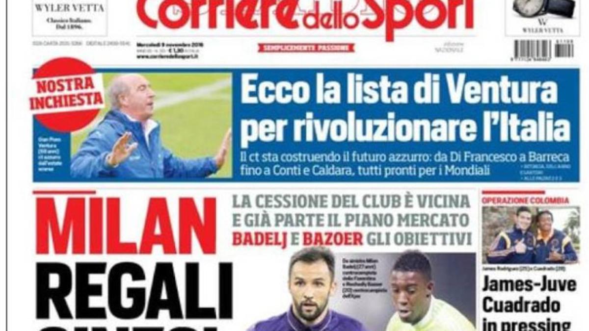La prensa italiana destaca el interés de la Juventus por James Rodríguez