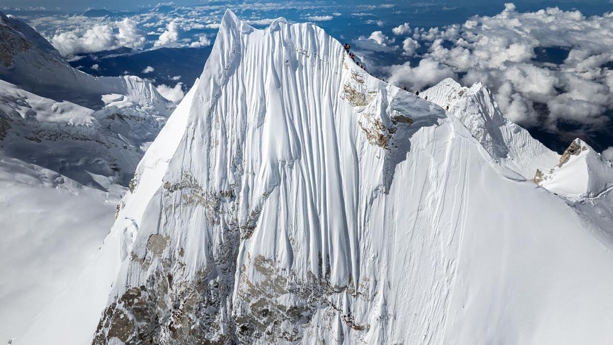 Cumbre del Manaslu (8.163 metros de altura sobre el nivel del mar).