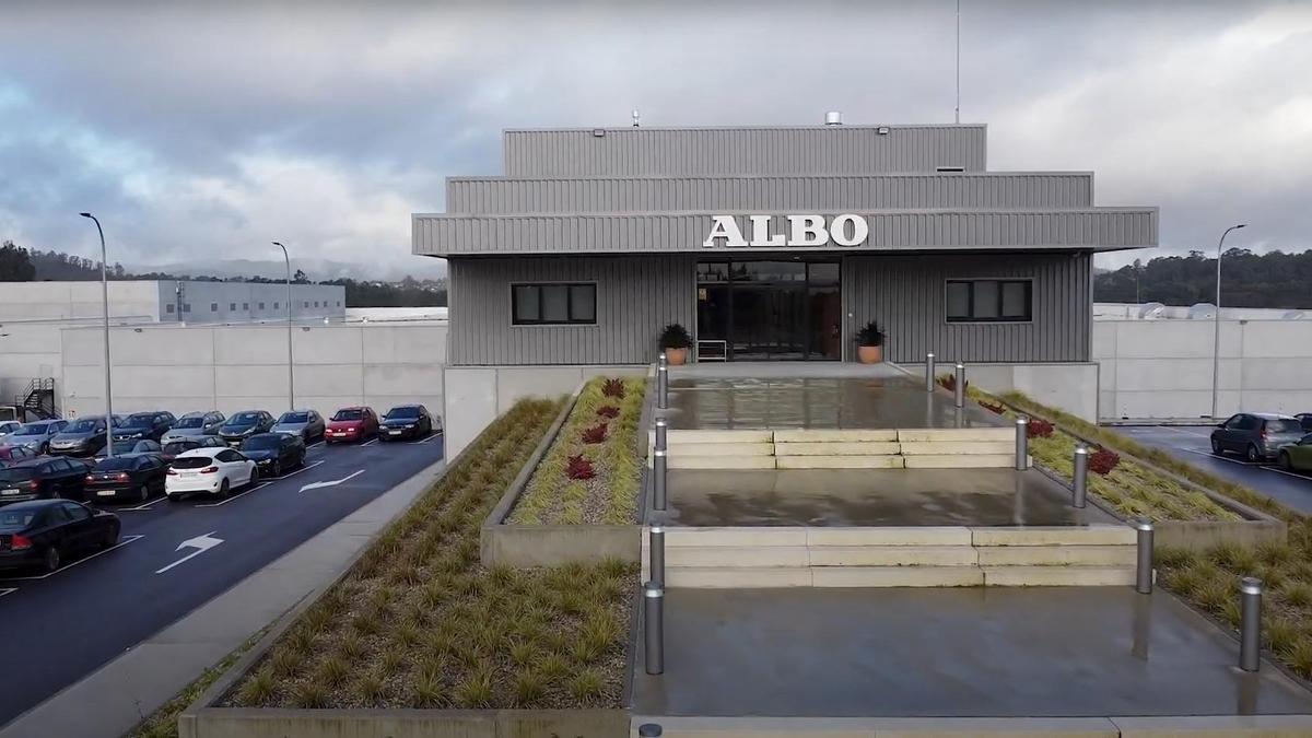 Entrada de la factoría de Albo en la Plisan