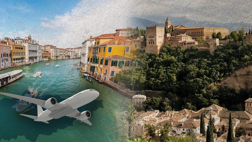 El Principado anuncia dos nuevas rutas aéreas a Granada y Venecia