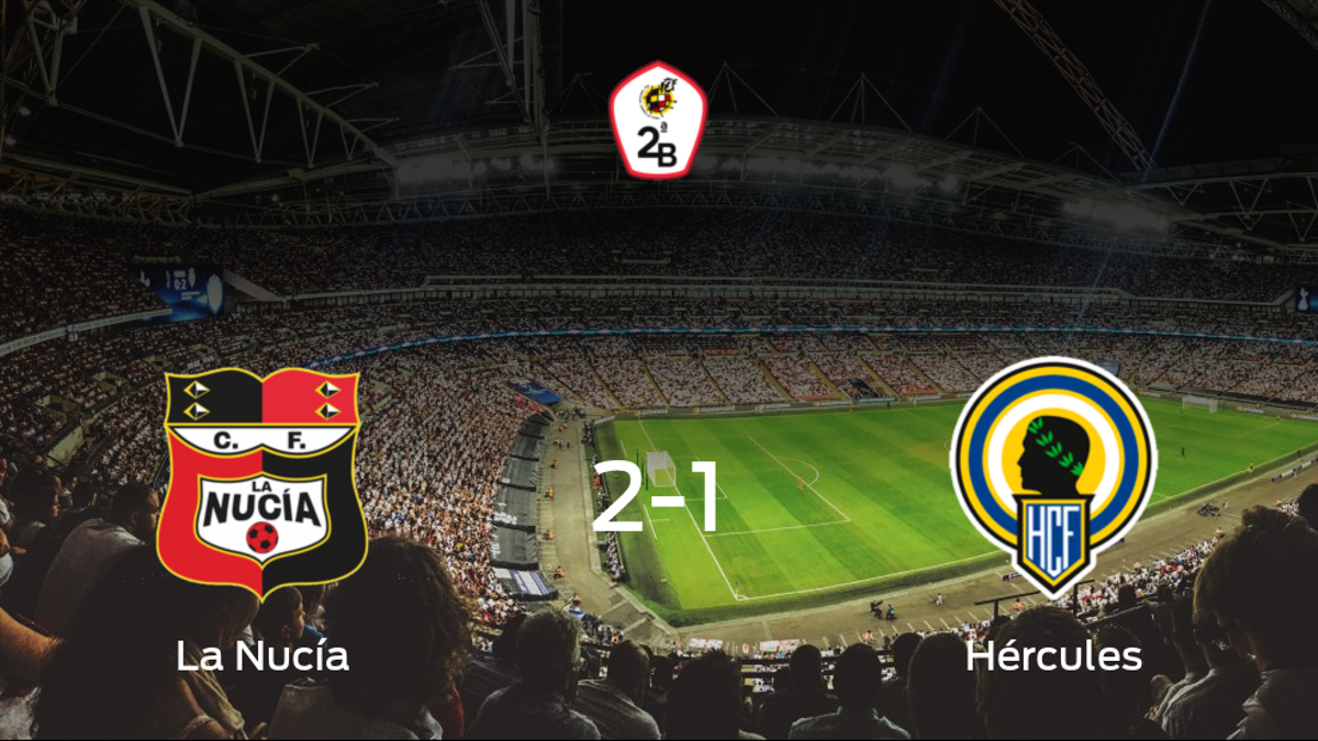 La Nucía suma tres puntos más frente al Hércules (2-1)