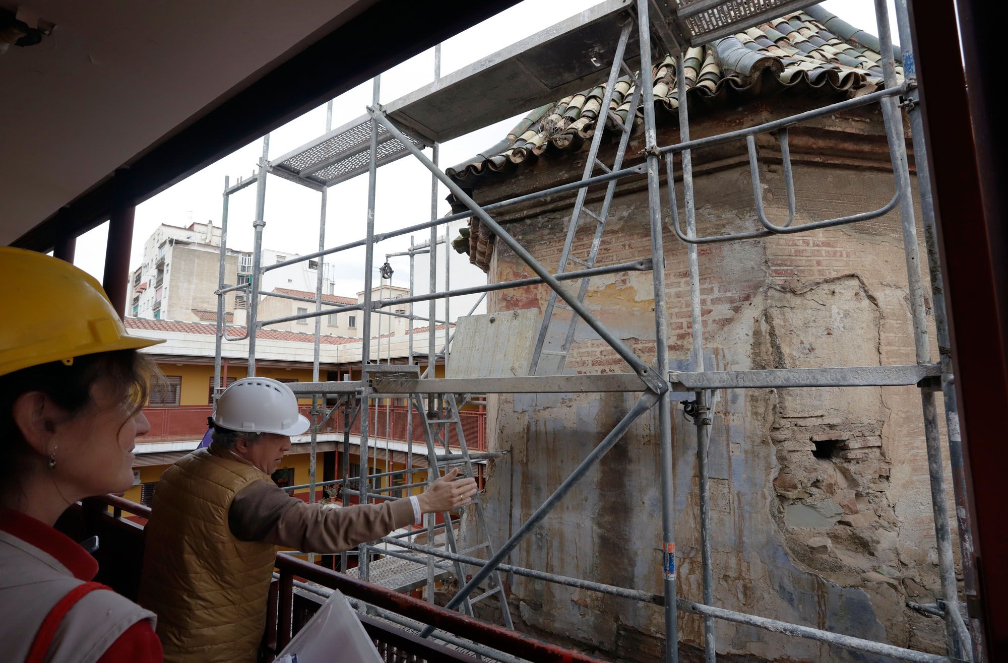 Imagen del camarín de las Monjas, en el barrio del Perchel.