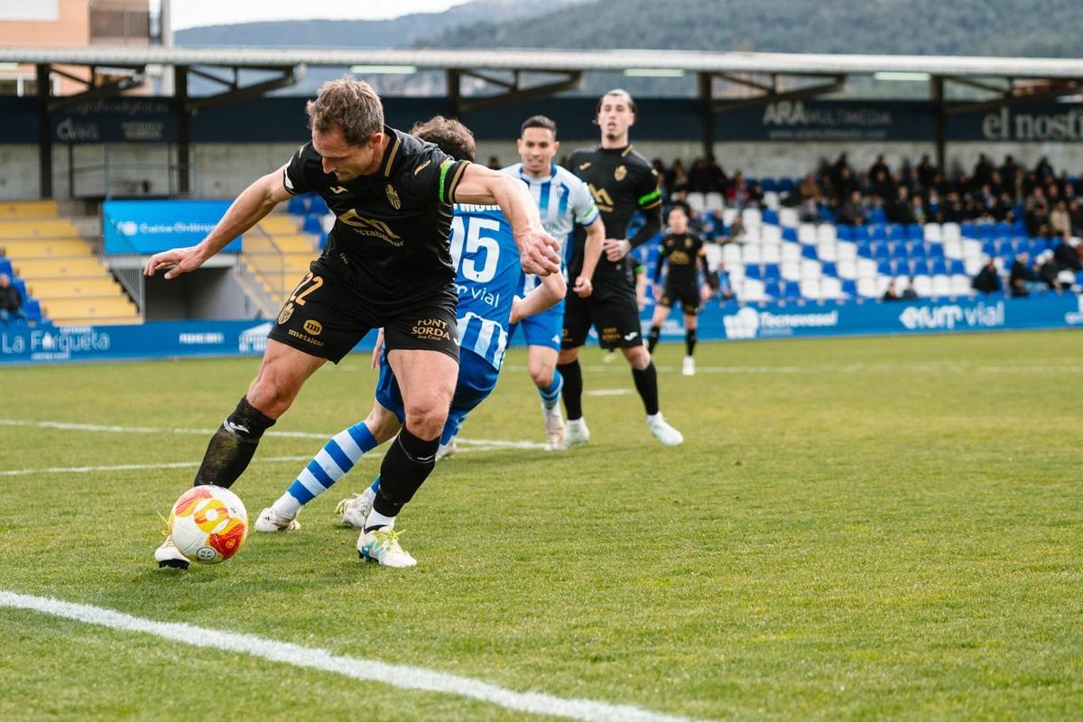 Imagen del encuentro del Baleares ante el Alcoyano.