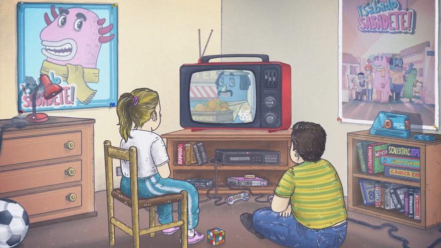 Alex Rey homenajea a la tele de su infancia en su primera serie