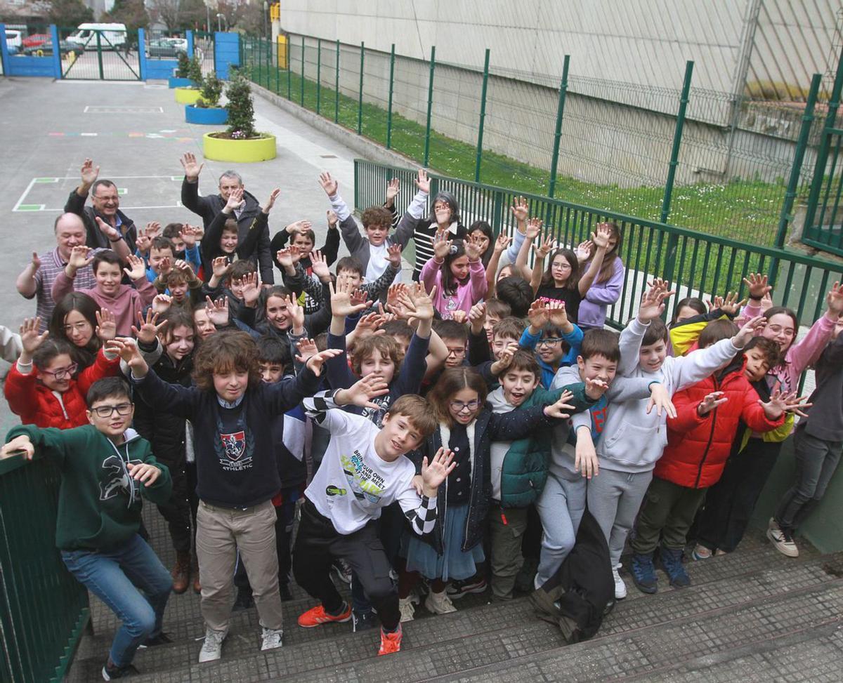 Los estudiantes de 5º viajarán a Ponte da Lima, Portugal. |   // IÑAKI OSORIO