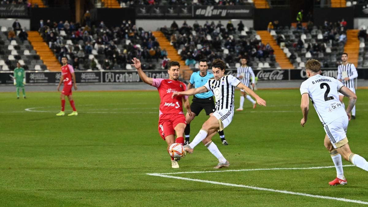 Un partido de esta temporada del Badajoz.