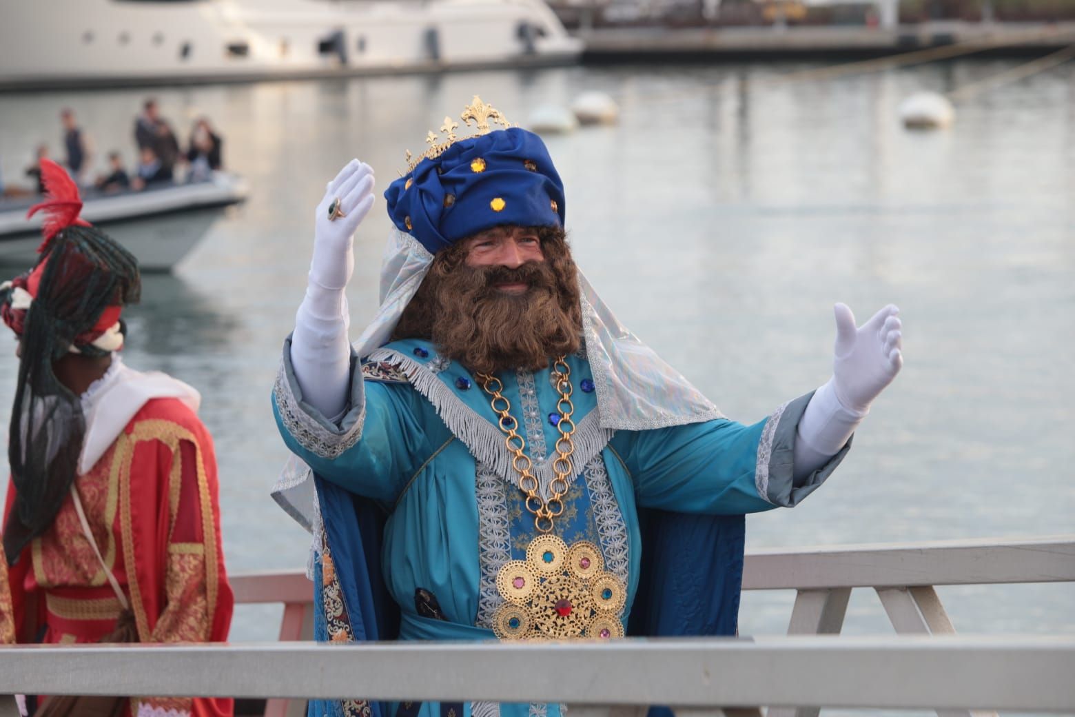 Los Reyes Magos llegan a la Marina