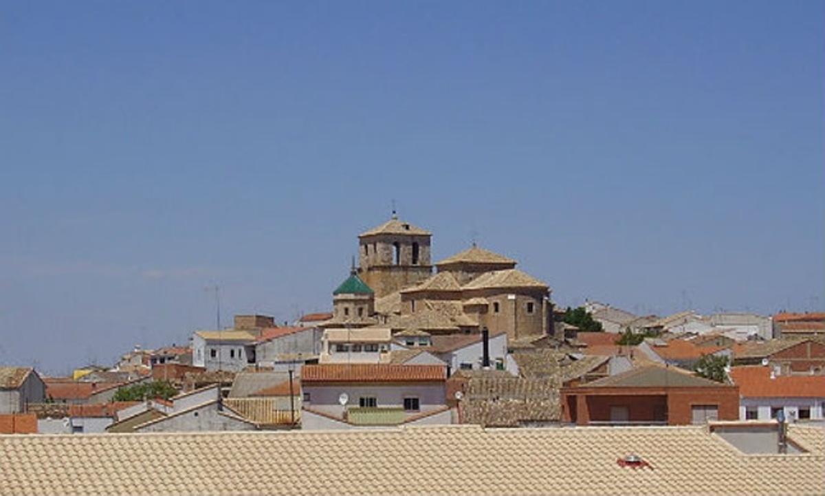 Panoràmica de la localitat d’Iniesta, a Conca.