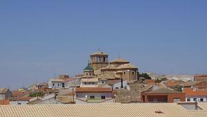 Panorámica de la localidad de Iniesta, en Cuenca.