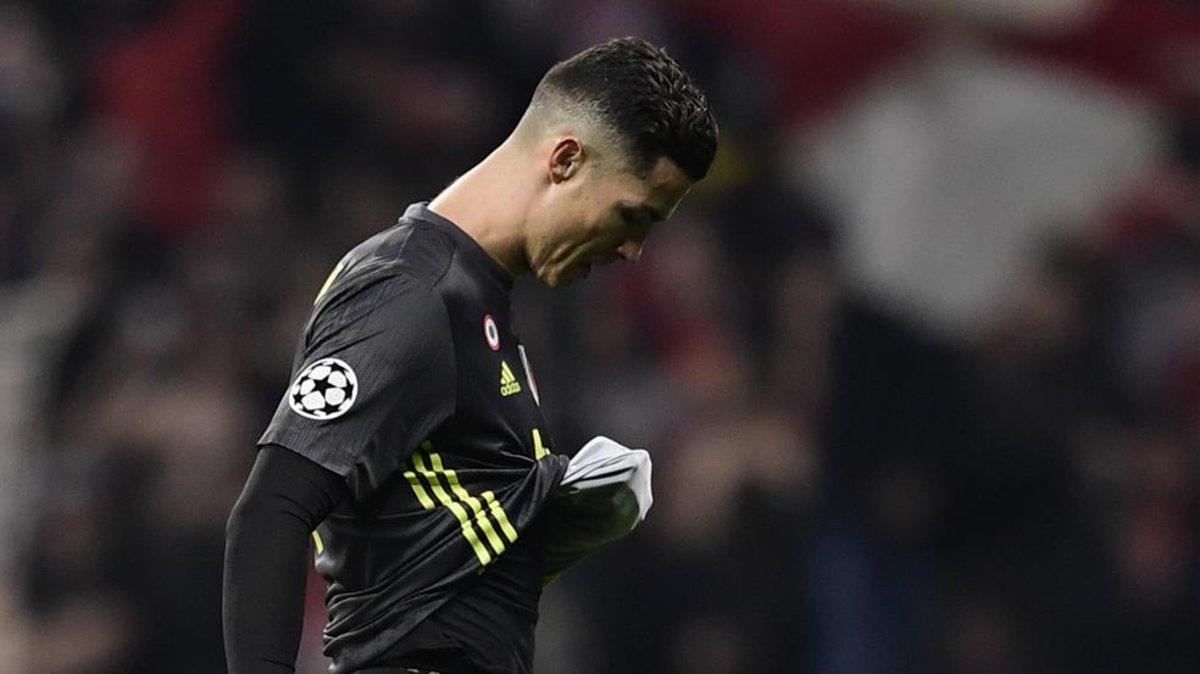 Cristiano Ronaldo deprimido tras la derrota
