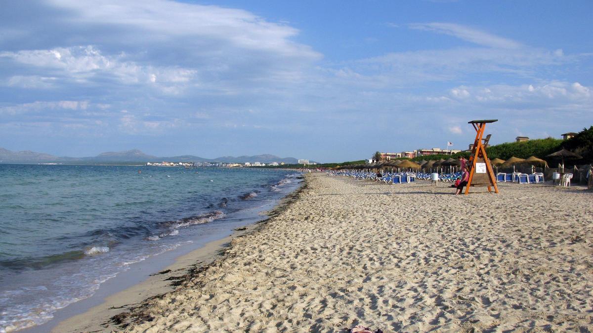 Playa de Muro en Alcúdia, Mallorca.